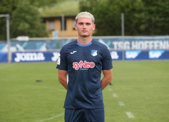 Paul Hennrich (TSG Hoffeheim II) . TSG Hoffenheim 2 U23 Porträttermin 2025 2026 . Zuzenhausen, GER, 15.07.2025 ,Fussball 3. Liga 2025 2026 .