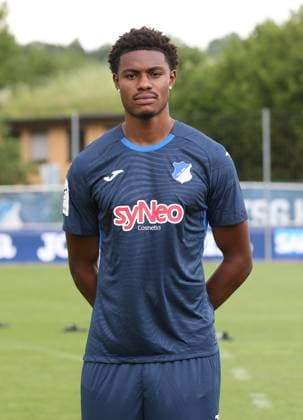 Kelven Frees (TSG Hoffeheim II) . TSG Hoffenheim 2 U23 Porträttermin 2025 2026 . Zuzenhausen, GER, 15.07.2025 ,Fussball 3. Liga 2025 2026 .