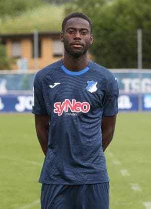 Simon Kalambayi (TSG Hoffeheim II) . TSG Hoffenheim 2 U23 Porträttermin 2025 2026 . Zuzenhausen, GER, 15.07.2025 ,Fussball 3. Liga 2025 2026 .