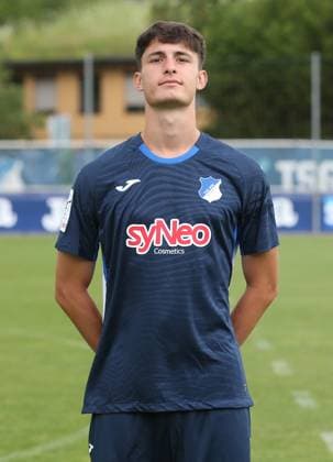 Gianluca Pelzer (TSG Hoffeheim II) . TSG Hoffenheim 2 U23 Porträttermin 2025 2026 . Zuzenhausen, GER, 15.07.2025 ,Fussball 3. Liga 2025 2026 .
