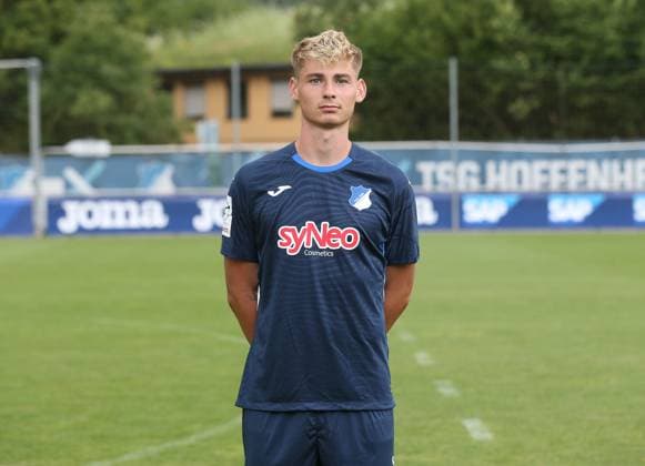Florian Bähr (TSG Hoffeheim II) . TSG Hoffenheim 2 U23 Porträttermin 2025 2026 . Zuzenhausen, GER, 15.07.2025 ,Fussball 3. Liga 2025 2026 .