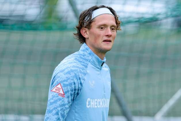 Fabian Reese (Hertha BSC Berlin) schaut, , Training Hertha BSC Berlin, Sportplatz Langau am 16. July 2025 in Kitzbuehel, Oesterreich. (Foto von Marco Steinbrenner DeFodi Images) Fabian Reese (Hertha BSC Berlin) looks on, , Training Hertha BSC Berlin, Sportplatz Langau, July 16, 2025 in Kitzbuehel, Austria. (Photo by Marco Steinbrenner DeFodi Images)