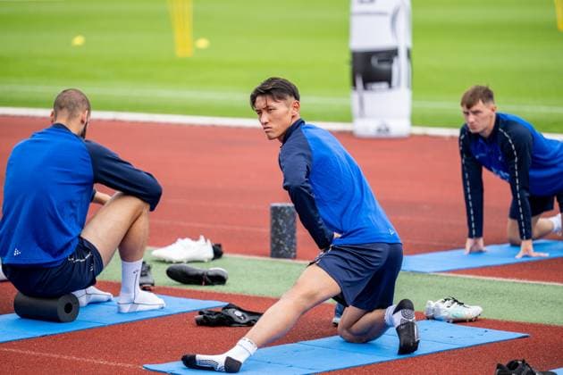 Hiroki Akiyama (SV Darmstadt 98) beim Training, SV Darmstadt 98, Fussball, 2. Bundesliga, Trainingslager, 7. Tag, 16.07.2025. SV Darmstadt 98, Fussball, 2. Bundesliga, Trainingslager, 7. Tag, 16.07.2025. Bad Wörishofen