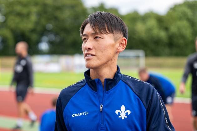 Hiroki Akiyama (SV Darmstadt 98) beim Training, SV Darmstadt 98, Fussball, 2. Bundesliga, Trainingslager, 7. Tag, 16.07.2025. SV Darmstadt 98, Fussball, 2. Bundesliga, Trainingslager, 7. Tag, 16.07.2025. Bad Wörishofen