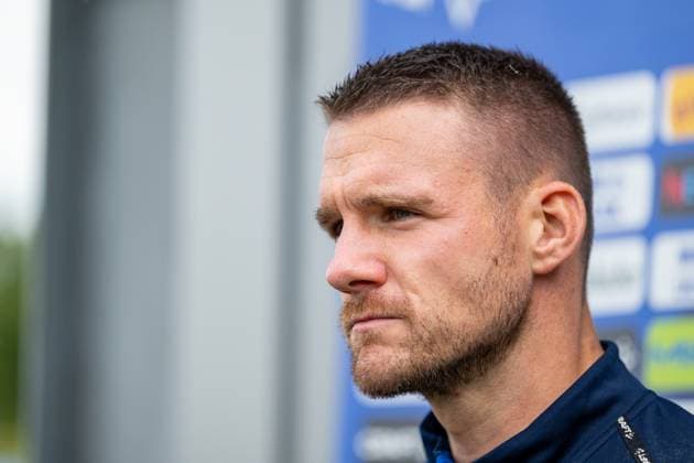 Marcel Schuhen (SV Darmstadt 98, 01) spricht in einer Medienrunde, SV Darmstadt 98, Fussball, 2. Bundesliga, Trainingslager, 7. Tag, 16.07.2025. SV Darmstadt 98, Fussball, 2. Bundesliga, Trainingslager, 7. Tag, 16.07.2025. Bad Wörishofen