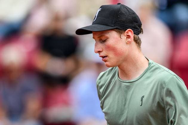 250716 Elmer Moller of Denmark looks dejected during day 4 of the Nordea Open on July 16, 2025 in Bastad. Photo: Mathilda Schuler BILDBYRAN kod MA MA0847 tennis ATP, Tennis Herren 250 nordea open bbeng depp Copyright: MATHILDAxSCHULER BB250716MA024