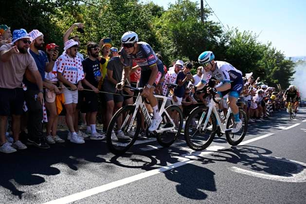 Tour de France 2025 Stage 11 TOULOUSE, FRANCE - JULY 16 : Van Der Poel Mathieu (NED) of Alpecin - Deceuninck in action during stage 11 of the 112th edition of Tour de France an UCI World Tour 2.UWT cycling road race stage for Men Elite of 154 km with start in Toulouse and finish in Toulouse on July 16, 2025 in Toulouse, France, 16 07 2025 ( Motordriver Kenny Verfaillie - Toulouse France  Copyright: xJanxDexMeuleneirx