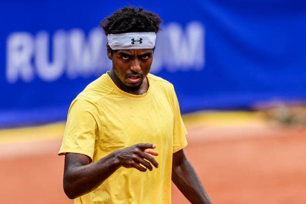 250716 Elias Ymer of Sweden during day 4 of the Nordea Open on July 16, 2025 in Bastad. Photo: Mathilda Schuler BILDBYRAN kod MA MA0847 tennis ATP, Tennis Herren 250 nordea open bbeng Copyright: MATHILDAxSCHULER BB250716MA037
