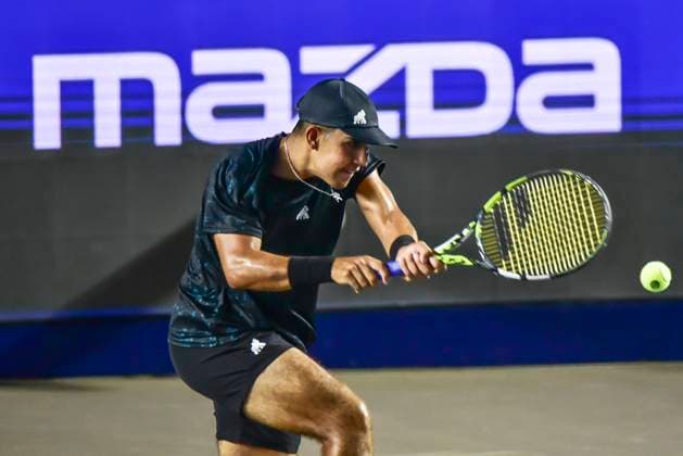 LOS CABOS TENNIS OPEN 2025 LOS CABOS TENNIS OPEN 2025 MCCABE VS ALVAREZ 15072025 LOS CABOS, BAJA CALIFORNIA, MEXICO. Photo of James McCabe of Australia, during Los Cabos Tennis Open 2025 held at the Mextenis Stadium of the Cabo Sports Complex of Los Cabos, Baja California, Mexico. Foto de James McCabe de Australia, durante Los Cabos Tennis Open 2025 celebrado en el Estadio Mextenis del Cabo Sports Complex de Los Cabos, Baja California, Mexico. PHOTO BY IMAGENSHOP AGENCIA DE FOTOGRAFIA LOS CABOS BAJA CALIFORNIA MEXICO Copyright: xIMAGENSHOPxAGENCIAxFOTOGRAFICAx