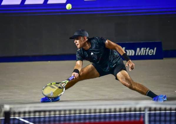 LOS CABOS TENNIS OPEN 2025 LOS CABOS TENNIS OPEN 2025 MCCABE VS ALVAREZ 15072025 LOS CABOS, BAJA CALIFORNIA, MEXICO. Photo of James McCabe of Australia, during Los Cabos Tennis Open 2025 held at the Mextenis Stadium of the Cabo Sports Complex of Los Cabos, Baja California, Mexico. Foto de James McCabe de Australia, durante Los Cabos Tennis Open 2025 celebrado en el Estadio Mextenis del Cabo Sports Complex de Los Cabos, Baja California, Mexico. PHOTO BY IMAGENSHOP AGENCIA DE FOTOGRAFIA LOS CABOS BAJA CALIFORNIA MEXICO Copyright: xIMAGENSHOPxAGENCIAxFOTOGRAFICAx