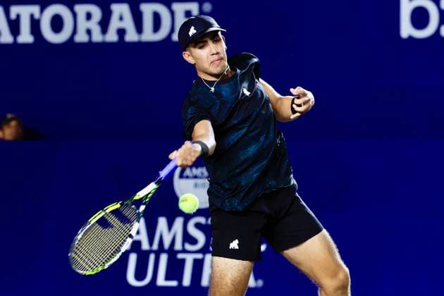 LOS CABOS TENNIS OPEN 2025 LOS CABOS TENNIS OPEN 2025 MCCABE VS ALVAREZ 15072025 LOS CABOS, BAJA CALIFORNIA, MEXICO. Photo of James McCabe of Australia, during Los Cabos Tennis Open 2025 held at the Mextenis Stadium of the Cabo Sports Complex of Los Cabos, Baja California, Mexico. Foto de James McCabe de Australia, durante Los Cabos Tennis Open 2025 celebrado en el Estadio Mextenis del Cabo Sports Complex de Los Cabos, Baja California, Mexico. PHOTO BY IMAGENSHOP AGENCIA DE FOTOGRAFIA LOS CABOS BAJA CALIFORNIA MEXICO Copyright: xIMAGENSHOPxAGENCIAxFOTOGRAFICAx