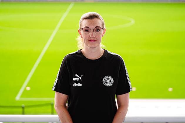 Melanie Koehn; Holstein Kiel Physiotherapeutin GER, Holstein Kiel, 2. Bundesliga, Portraettermin 2025 2026 GER, Holstein Kiel, 2. Bundesliga, Portraettermin 2025 2026 Kiel Copyright: xEibner-Pressefoto MarcelxvonxFehrnx EP_MFN