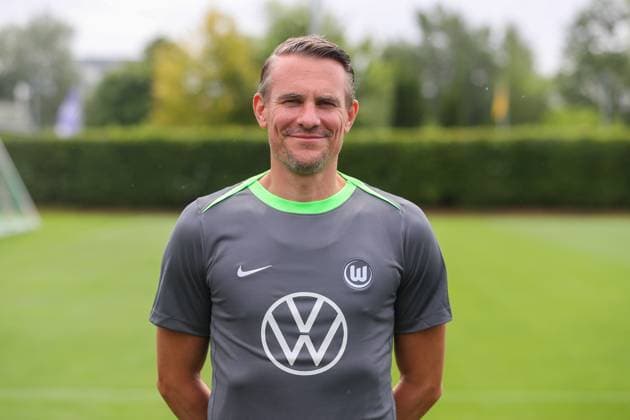VfL Wolfsburg Fototermin Wolfsburg, 16.07.2025, Torwarttrainer Pascal Formann; VfL Wolfsburg, 1. Bundesliga, Porträttermin 2025 2026 Wolfsburg