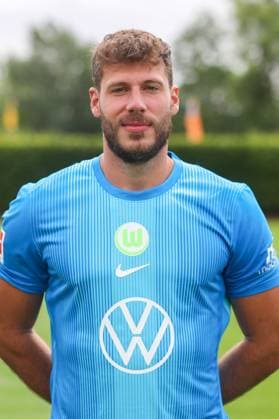 VfL Wolfsburg Fototermin Wolfsburg, 16.07.2025, Torwart Marius Müller; VfL Wolfsburg, 1. Bundesliga, Porträttermin 2025 2026 Wolfsburg
