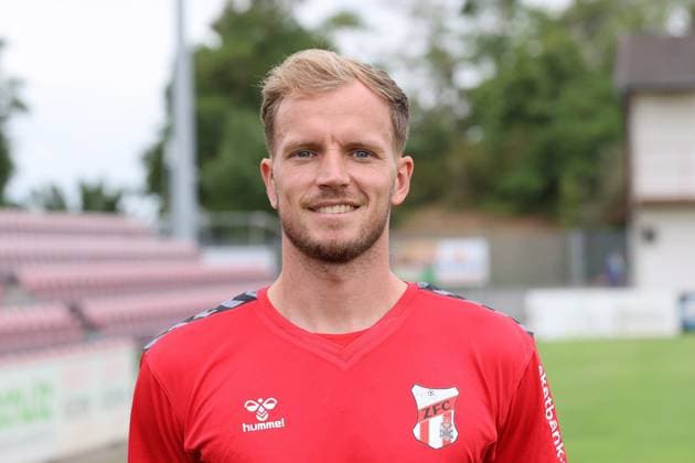 Fußball, RL Nordost, ZFC Meuselwitz, Porträttermin 2025 2026 Männer Fußball Fussball Saison 2025 26 16.07.2025 Bluechip Arena Meuselwitz ZFC Meuselwitz - Portrait RenÃ Eckardt Meuselwitz Thueringen Germany