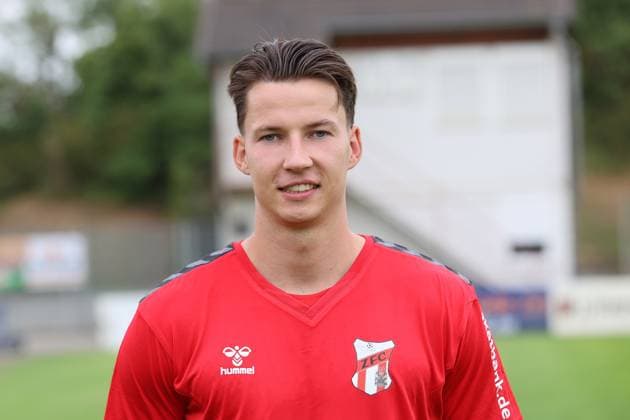 Fußball, RL Nordost, ZFC Meuselwitz, Porträttermin 2025 2026 Männer Fußball Fussball Saison 2025 26 16.07.2025 Bluechip Arena Meuselwitz ZFC Meuselwitz - Portrait Eric Stiller Meuselwitz Thueringen Germany