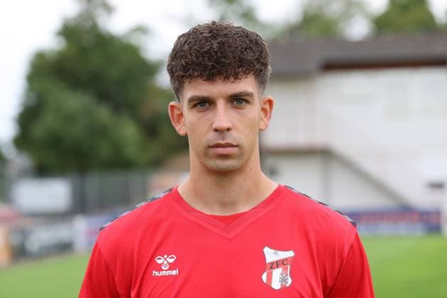 Fußball, RL Nordost, ZFC Meuselwitz, Porträttermin 2025 2026 Männer Fußball Fussball Saison 2025 26 16.07.2025 Bluechip Arena Meuselwitz ZFC Meuselwitz - Portrait Christoph Pauling Meuselwitz Thueringen Germany