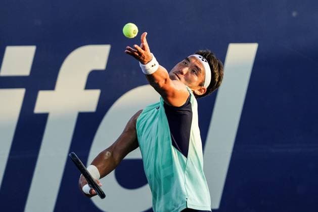 LOS CABOS TENNIS OPEN 2025 LOS CABOS TENNIS OPEN 2025 NAVA VS YUNCHAOKETE 16072025 LOS CABOS, BAJA CALIFORNIA, MEXICO. Photo of Bu Yunchaokete of China, during singles game of Los Cabos Tennis Open 2025 held at the Court 1 of the Cabo Sports Complex of Los Cabos, Baja California, Mexico. Foto Bu Yunchaokete de China, durante juego de singles en Los Cabos Tennis Open 2025 celebrado en la Cancha 1 del Cabo Sports Complex de Los Cabos, Baja California, Mexico. PHOTO BY IMAGENSHOP AGENCIA FOTOGRAFICA LOS CABOS BAJA CALIFORNIA MEXICO Copyright: xIMAGENSHOPxAGENCIAxFOTOGRAFICAx