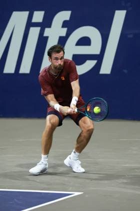 LOS CABOS TENNIS OPEN 2025 LOS CABOS TENNIS OPEN 2025 HALYS VS FICOVICH 16072025 LOS CABOS, BAJA CALIFORNIA, MEXICO. Photo of Quentin Halys of France, during singles game of Los Cabos Tennis Open 2025 held at the Grand Stand of the Cabo Sports Complex of Los Cabos, Baja California, Mexico. Foto Quentin Halys de Francia durante juego de singles en Los Cabos Tennis Open 2025 celebrado en el Grand Stand 1 del Cabo Sports Complex de Los Cabos, Baja California, Mexico. PHOTO BY IMAGENSHOP AGENCIA FOTOGRAFICA LOS CABOS BAJA CALIFORNIA MEXICO Copyright: xIMAGENSHOPxAGENCIAxFOTOGRAFICAx
