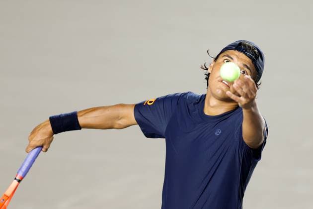 LOS CABOS TENNIS OPEN 2025 LOS CABOS TENNIS OPEN 2025 RUBLEV VS HERNANDEZ 16072025 LOS CABOS, BAJA CALIFORNIA, MEXICO. Photo of Alejandro Hernandez of Mexico, during singles game of Los Cabos Tennis Open 2025 held at the Estadio Mextenis of the Cabo Sports Complex of Los Cabos, Baja California, Mexico. Foto Alejandro Hernandez de Mexico, durante juego de singles en Los Cabos Tennis Open 2025 celebrado en el Estadio Mextenis del Cabo Sports Complex de Los Cabos, Baja California, Mexico. PHOTO BY IMAGENSHOP AGENCIA FOTOGRAFICA LOS CABOS BAJA CALIFORNIA MEXICO Copyright: xIMAGENSHOPxAGENCIAxFOTOGRAFICAx