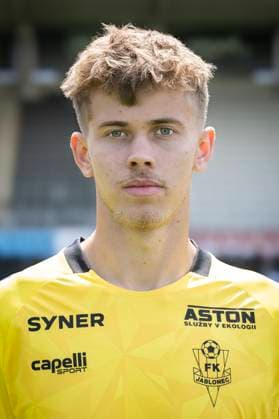Fußball, FK Jablonec, Porträttermin 2025 2026 Albert Kotlin brankar tymu FK Jablonec, 16. cervence 2025, Jablonec nad Nisou. (CTKxPhoto RadekxPetrasek) CTKPhotoF202507170222001  CTKPhotoF202507170222001