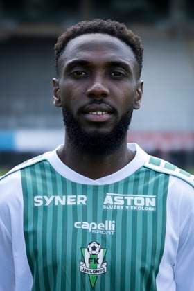 Fußball, FK Jablonec, Porträttermin 2025 2026 Alexis Alegue fotbalista tymu FK Jablonec, 16. cervence 2025, Jablonec nad Nisou. (CTKxPhoto RadekxPetrasek) CTKPhotoF202507170223401  CTKPhotoF202507170223401