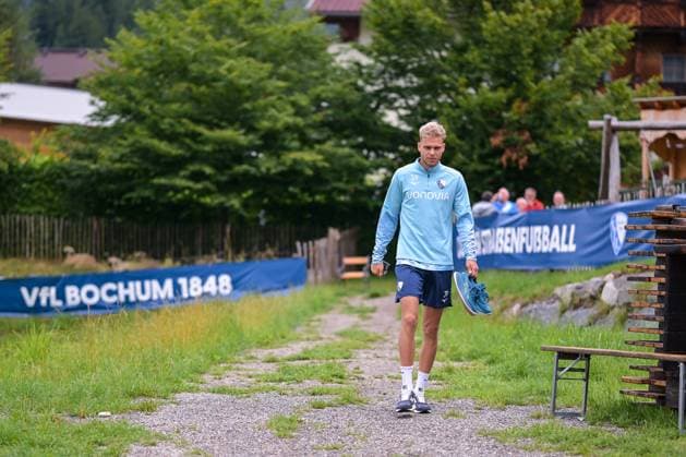 17.07.2025, Fussball, Saison 2025 2026, 2. Bundesliga, Vorbereitung, Sommertrainingslager des VfL Bochum in Scheffau am Wilden Kaiser, Leandro Morgalla (VfL Bochum 1848) xRHR-FOTO YYx