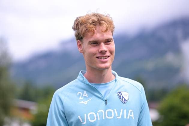 17.07.2025, Fussball, Saison 2025 2026, 2. Bundesliga, Vorbereitung, Sommertrainingslager des VfL Bochum in Scheffau am Wilden Kaiser, Mats Pannewig (VfL Bochum 1848) xRHR-FOTO YYx