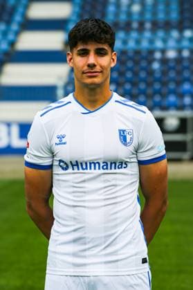 Torwart Robert Kampa, 1. FC Magdeburg - 2. Fussball Bundesliga Porträttermin 2. BL 2025 2026 offizieller Fototermin 1. FC Magdeburg in der Avnet Arena in Magdeburg - Porträt, Portrait, Einzelbild, Deutschland, Fussball, Maenner, GER, 16.07.2025