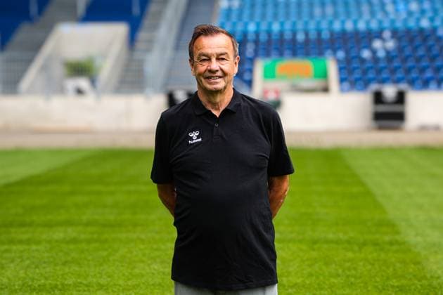 Geschäftsführer Otmar Schork, 1. FC Magdeburg - 2. Fussball Bundesliga Porträttermin 2. BL 2025 2026 offizieller Fototermin 1. FC Magdeburg in der Avnet Arena in Magdeburg - Porträt, Portrait, Einzelbild, Deutschland, Fussball, Maenner, GER, 16.07.2025