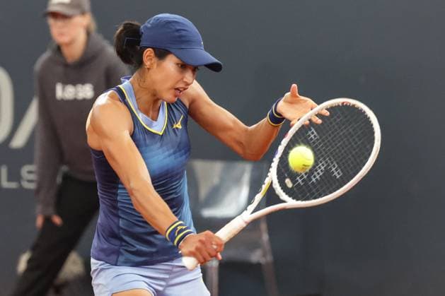 GER, Hamburg, xFSx, ATP250 Frauen-Tennistunier , MSC Hamburg Ladies Open 2025 , Achtelfinale ,17.07.2025 v.l. Astra Sharma (AUS) spielt eine Rueckhand Copyright: HMBxMedia FernandoxSoares