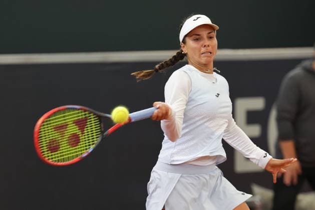 GER, Hamburg, xFSx, ATP250 Frauen-Tennistunier , MSC Hamburg Ladies Open 2025 , Achtelfinale ,17.07.2025 v.l. Viktoriya Tomova (BUL) Siegerfaust, jubel Copyright: HMBxMedia FernandoxSoares