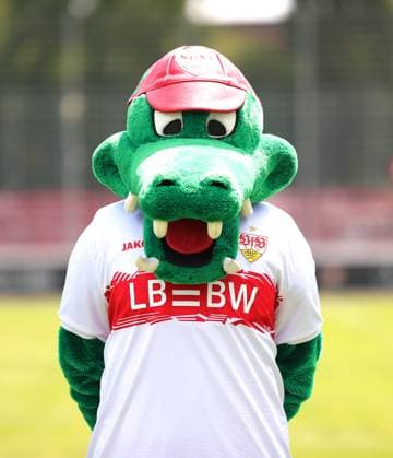 17.07.2025, Maskotchen Fritze; VfB Stuttgart II; 3.Liga, Porträttermin 2025 2026,