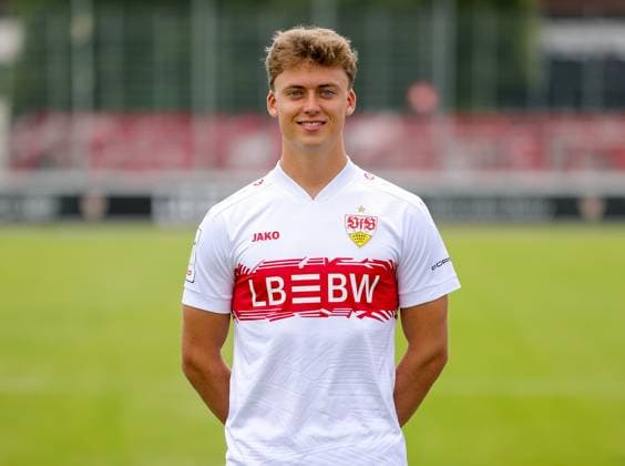 17.07.2025, Paulo Fritschi; VfB Stuttgart II; 3.Liga, Porträttermin 2025 2026,