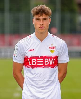 17.07.2025, Christopher Olivier; VfB Stuttgart II; 3.Liga, Porträttermin 2025 2026,