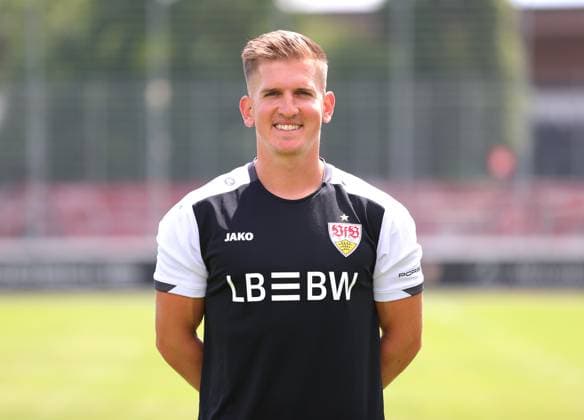 17.07.2025, Reha und Athletiktrainer Timm Zudrell; VfB Stuttgart II; 3.Liga, Porträttermin 2025 2026,