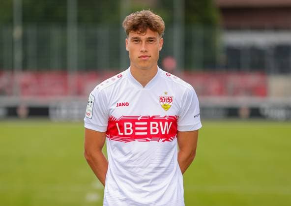 17.07.2025, Christopher Olivier; VfB Stuttgart II; 3.Liga, Porträttermin 2025 2026,
