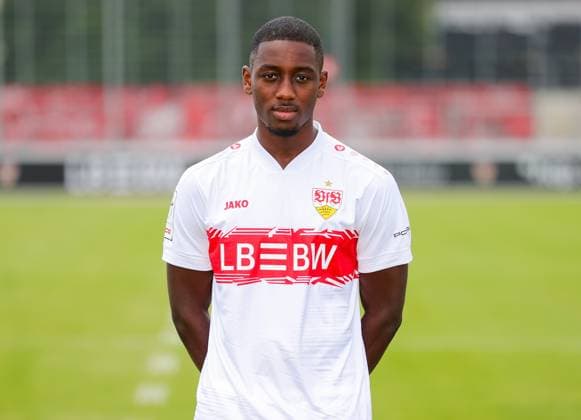 17.07.2025, Kaden Amaniampong; VfB Stuttgart II; 3.Liga, Porträttermin 2025 2026,