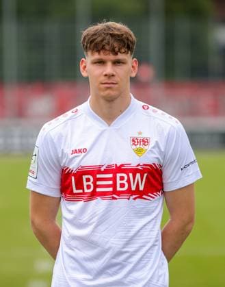 17.07.2025, David Tritschler; VfB Stuttgart II; 3.Liga, Porträttermin 2025 2026,