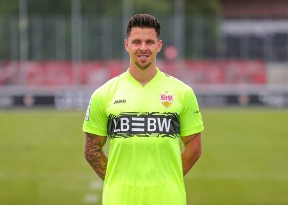 17.07.2025, Dominik Draband; VfB Stuttgart II; 3.Liga, Porträttermin 2025 2026,