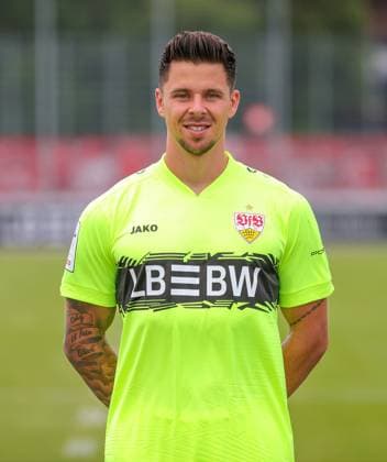 17.07.2025, Dominik Draband; VfB Stuttgart II; 3.Liga, Porträttermin 2025 2026,
