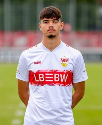 17.07.2025, Mirza Catovic; VfB Stuttgart II; 3.Liga, Porträttermin 2025 2026,