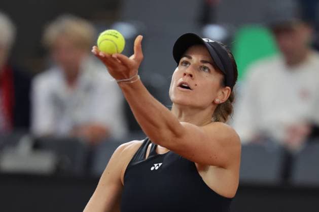 GER, Hamburg, xFSx, ATP250 Frauen-Tennistunier , MSC Hamburg Ladies Open 2025 , Achtelfinale ,17.07.2025 v.l. Anna Bondar (HUN) macht einen Aufschlag Copyright: HMBxMedia FernandoxSoares