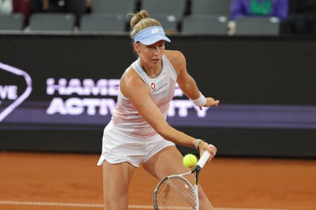 GER, Hamburg, xFSx, ATP250 Frauen-Tennistunier , MSC Hamburg Ladies Open 2025 , Achtelfinale ,17.07.2025 v.l. Sinja Kraus (AUT) spielt eine Vorhand Copyright: HMBxMedia FernandoxSoares