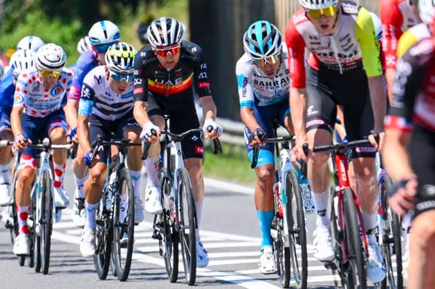 Tour de France 2025 Stage 12 HAUTACAM, FRANCE - JULY 17 : Wellens Tim (BEL) of UAE Team Emirates - XRG in action during stage 12 of the 112th edition of Tour de France an UCI World Tour 2.UWT cycling road race stage for Men Elite of 181 km with start in Auch and finish in Hautacam on July 17, 2025 in Hautacam, France, 17 07 2025 ( Motordriver Kenny Verfaillie - Hautacam France  Copyright: xVincentxKalutx