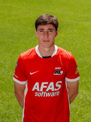 2025-07-15 AZ Alkmaar - Photocall ALKMAAR, NETHERLANDS - JULY 15: Mateo Chavez during a Photocall of AZ Alkmaar at Afas Stadion on July 15, 2025 in Alkmaar, Netherlands. Alkmaar Afas Stadion Netherlands Content not available for redistribution in The Netherlands directly or indirectly through any third parties. Copyright: xEdxvanxdexPolx