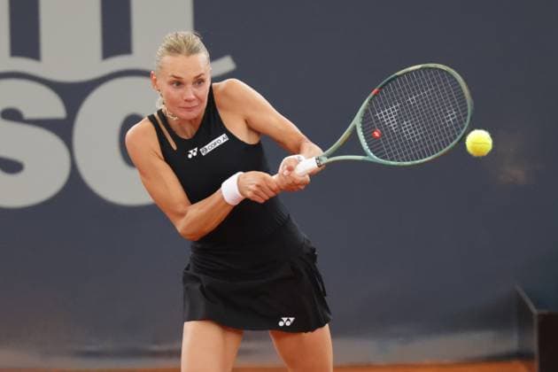 GER, Hamburg, xFSx, ATP250 Frauen-Tennistunier , MSC Hamburg Ladies Open 2025 , Achtelfinale ,17.07.2025 v.l. Dayana Yastremska (UKR) spielt eine Rueckhand Copyright: HMBxMedia FernandoxSoares