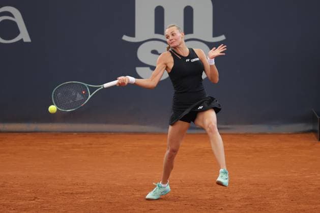 GER, Hamburg, xFSx, ATP250 Frauen-Tennistunier , MSC Hamburg Ladies Open 2025 , Achtelfinale ,17.07.2025 v.l. Dayana Yastremska (UKR) spielt eine Vorhand Copyright: HMBxMedia FernandoxSoares