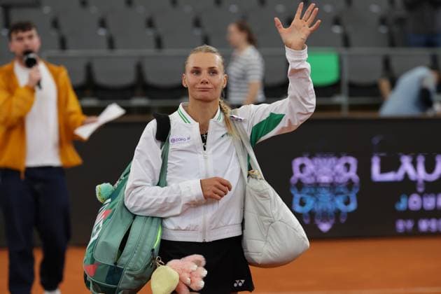 GER, Hamburg, xFSx, ATP250 Frauen-Tennistunier , MSC Hamburg Ladies Open 2025 , Achtelfinale ,17.07.2025 v.l. Dayana Yastremska (UKR) bedankt sich bei den Fans Copyright: HMBxMedia FernandoxSoares