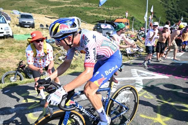 17-07-2025 Tour De France; Tappa 12 Auch - Hautacam; 2025, Red Bull - Bora Hansgrohe; Lipowitz, Florian; Hautacam; 